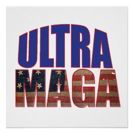 Ultra MAGA Trump Supporter 💡 Underbar igen USA Perfect Poster