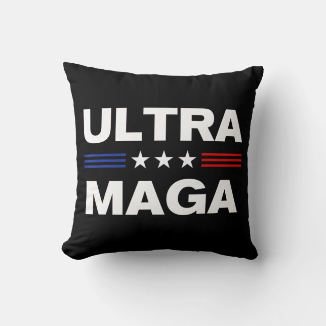 Ultra Maga United Statlig flagga 3 Kudde (Framsida)
