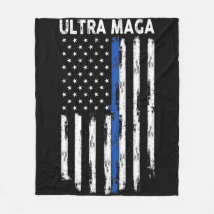 Ultra Maga US Flagga Proud Ultra Maga Fleecefilt