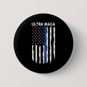 Ultra Maga US Flagga Proud Ultra Maga Knapp