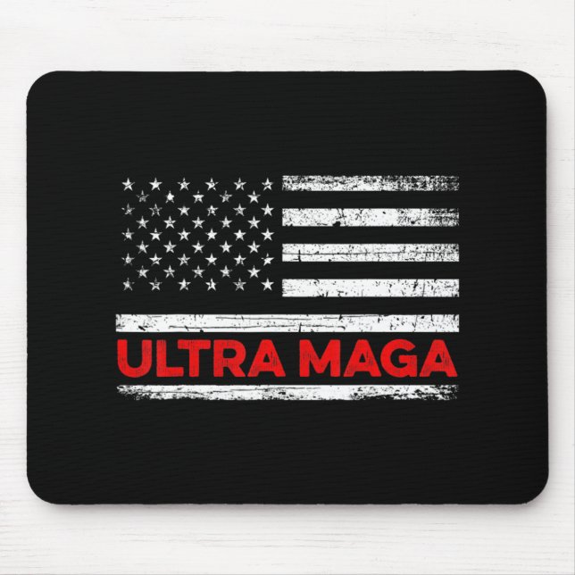 Ultra Maga USA-flagga  Musmatta (Framsidan)