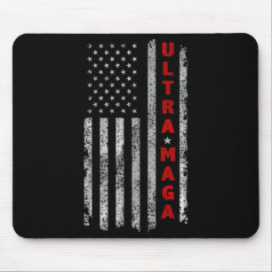 Ultra MAGA-Vintage, amerikansk Flagga Ultra MAGA Musmatta