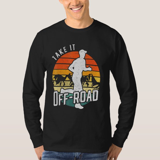 Ultra Marathon Runing-Springerna tar av den Ro T Shirt (Framsida)