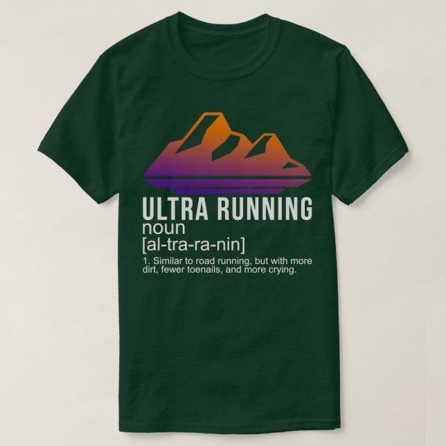 Ultra Marathon Runner Gift T Shirt (Design framsida)