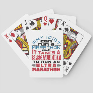 Ultra Marathon-Springer valfri indiot kan Springa Casinokort
