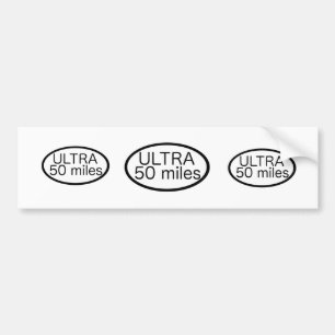 Ultra maraton bildekal