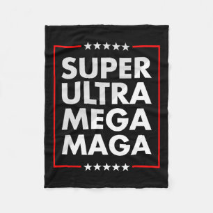 Ultra Mega Maga Trump Liberal Supporter Republican Fleecefilt