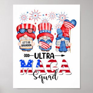 Ultra Mega Squad Gnomes 4:e juli Ultra Me Poster