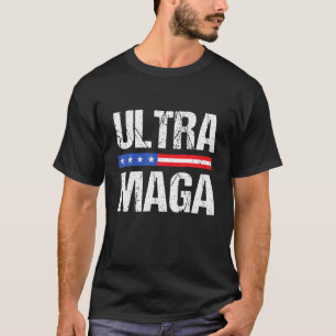 Ultra Mega Trump 2024-prod ULTRA MAGA med USB Fl T Shirt