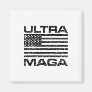 Ultra Mega Usa Amerikansk Flagga Ultramega Kvinnor Magnet