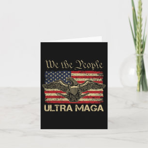 Ultra Mega We The People Stolta Republikanska USA- Kort