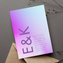 Ultra Moder Gradient Lila Höst Bröllop