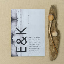 Ultra Modern Bläck Art Bröllop