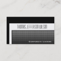 Ultra Modern Steel Professionell Affärskort