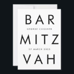 Ultra Modern svartvit pub mitzvah QR CODE-OSA Inbjudningar<br><div class="desc">Inbjudan till OSA av Ultra Modern svartvit pub mitzvah QR CODE</div>