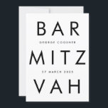 Ultra Modern svartvit pub mitzvah QR CODE-OSA Inbjudningar<br><div class="desc">Inbjudan till OSA av Ultra Modern svartvit pub mitzvah QR CODE</div>
