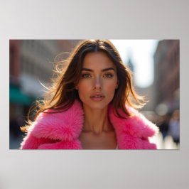 Ultra-Realistic 8K Female Fashion Portraits - Comm Poster