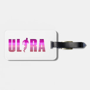Ultra Running Rosa Lila Rainbow Bagagebricka