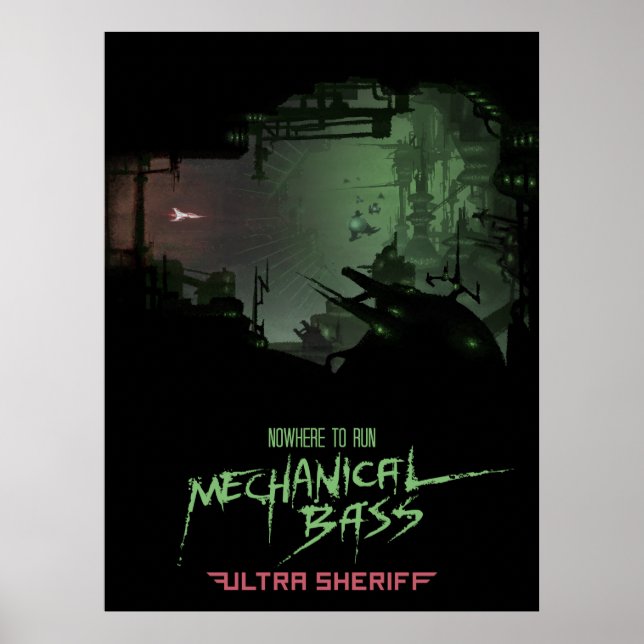 Ultra sheriff - Mekaniskt Poster (Framsidan)