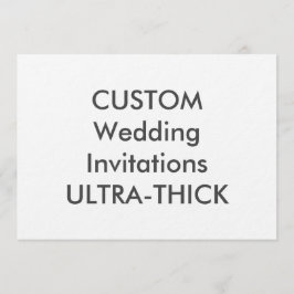 ULTRA-THICK 360lb 7-tums x 5-tums bröllopsinbjudni Inbjudningar