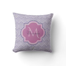 Ultra Violet Arched Scallops Orchid Monogram Namn
