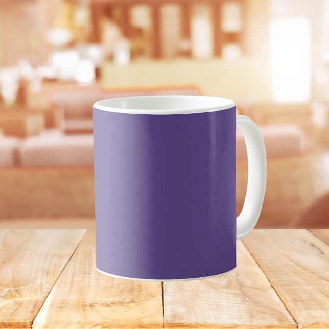 Ultra Violet Lila Solid Färg Kaffemugg (Skapare uppladdad)