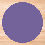 Ultra Violet Lila Solid Färg Underlägg Papper Rund<br><div class="desc">Ultra Violet Lila Solid Färg</div>