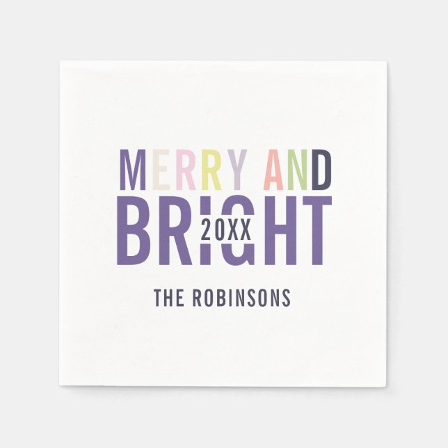 Ultra Violet Palette-jul Pappersservett (Framsidan)