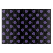Ultra violet polka dots på svart