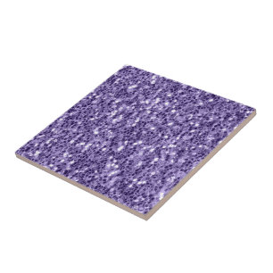Ultra violett lila glittergnistrar kakelplatta