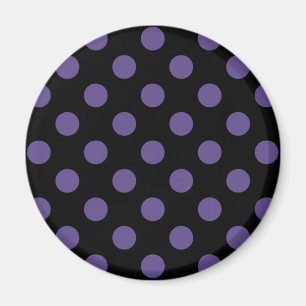 Ultra violetta prickar på svart magnet