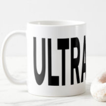 ULTRALJUD Svart typografi