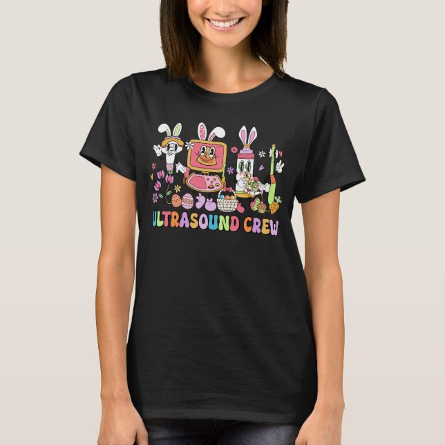 ultraljudsbesättning, retro, vintage t shirt (Framsida)