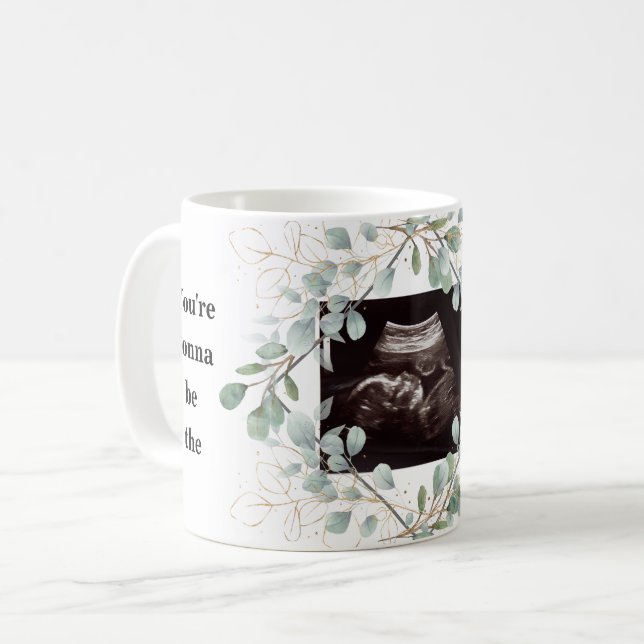 Ultraljudsfoto Foliage Best Pappa någonsin-Neutral Kaffemugg (Framsida vänster)