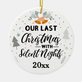 Ultraljudsfoto förra julen julgransprydnad keramik