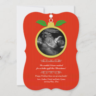 Ultraljudsfoto-Helgdag Julkort