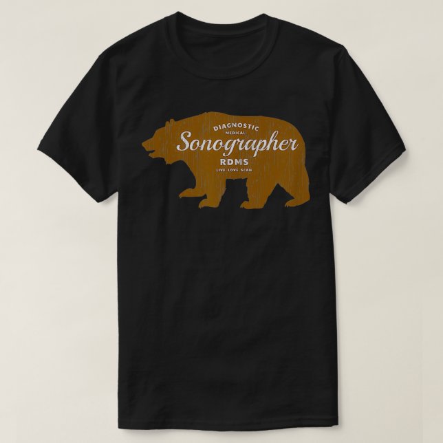 Ultraljudsteknik RDMS Ultraljudsundersökning Sonog T Shirt (Design framsida)