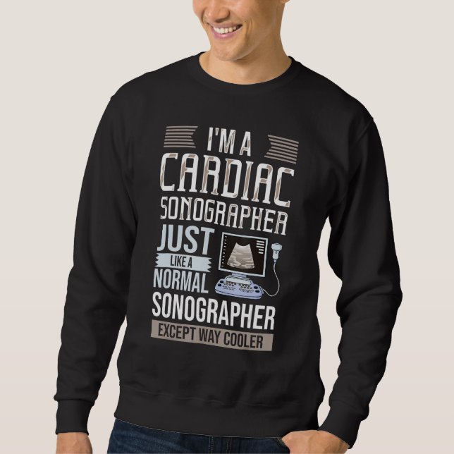Ultralund Tech Gift Sonographer Sonography Lång Ärmad Tröja (Framsida)