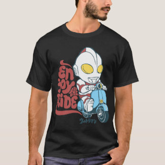 ULTRAMAN RIDING SCOOTER - JAPAN RETRO TOKUSATSU T SHIRT