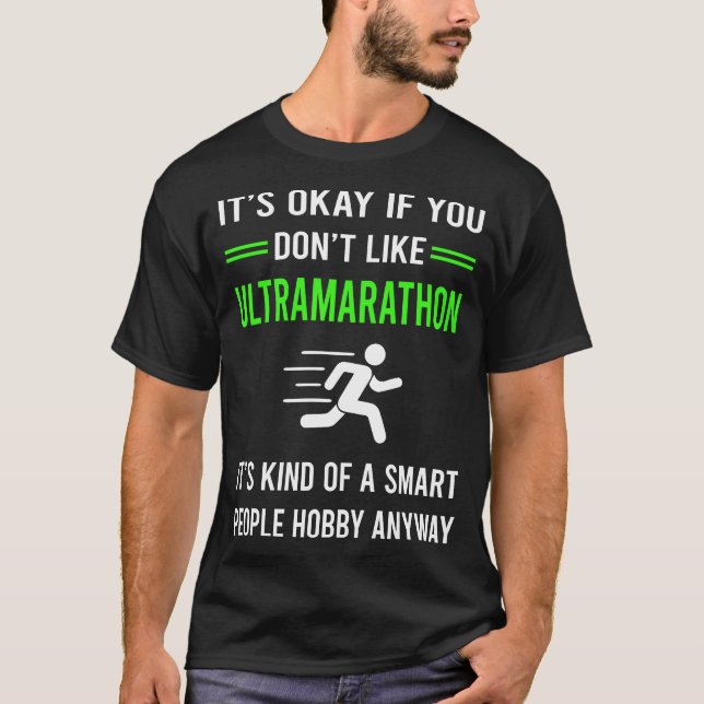 Ultramarathon Ultra Avstånd Running Marathon T Shirt (Framsida)