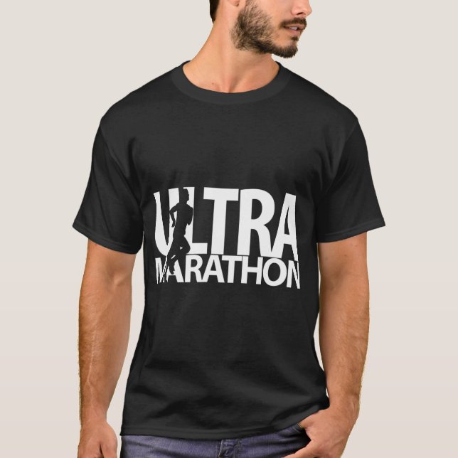 Ultramarathon Ultra Running 50K 100K I Endurance T Shirt (Framsida)