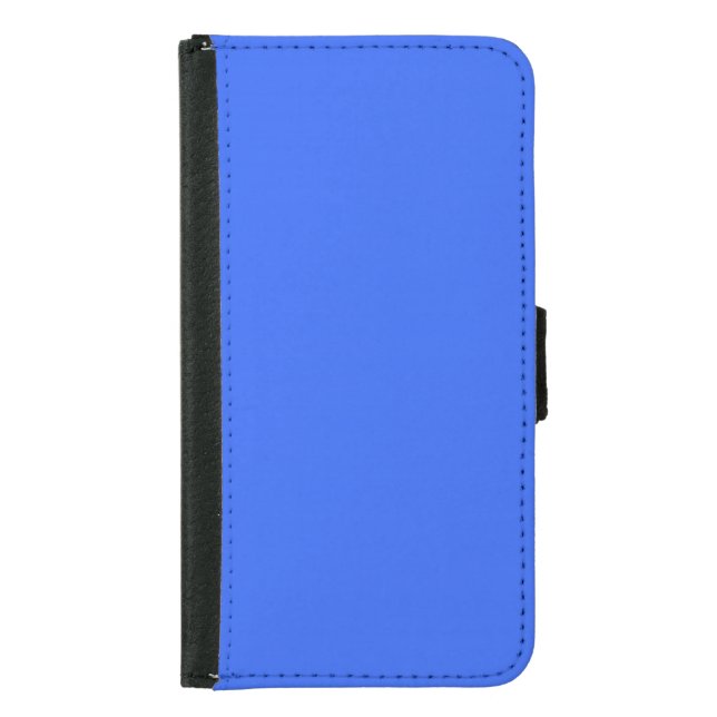Ultramarine Blue Plånboksfodral För Samsung Galaxy S5 (Framsidan)
