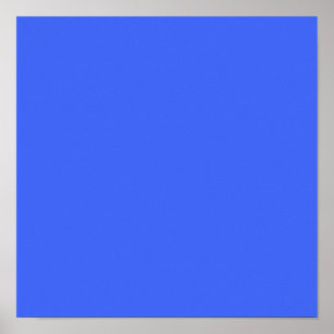 Ultramarine Blue Poster