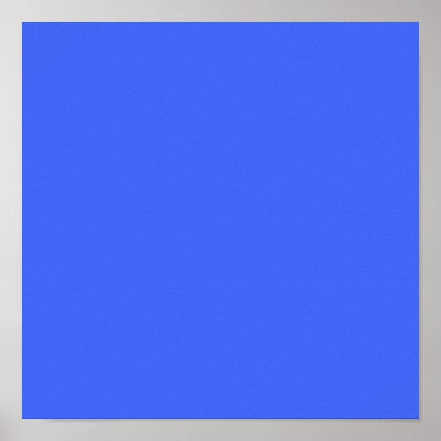 Ultramarine Blue Poster (Framsidan)