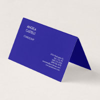 Ultramarine Blue Trendig Modern Minimalist Plain