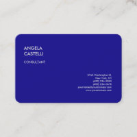 Ultramarine Blue Trendig Modern Minimalist Plain
