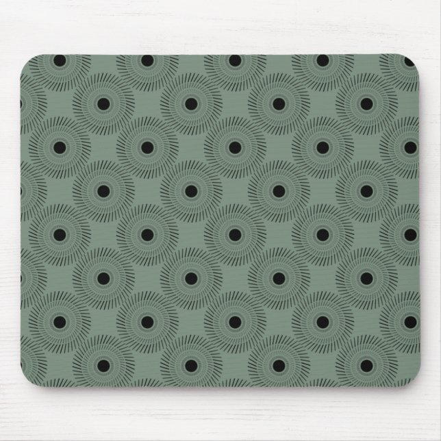 Ultramodern Charm Mousepad, Grönten Klöver Musmatta (Framsidan)