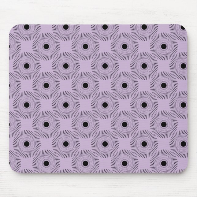 Ultramodern Charm Mousepad, Lavender Musmatta (Framsidan)