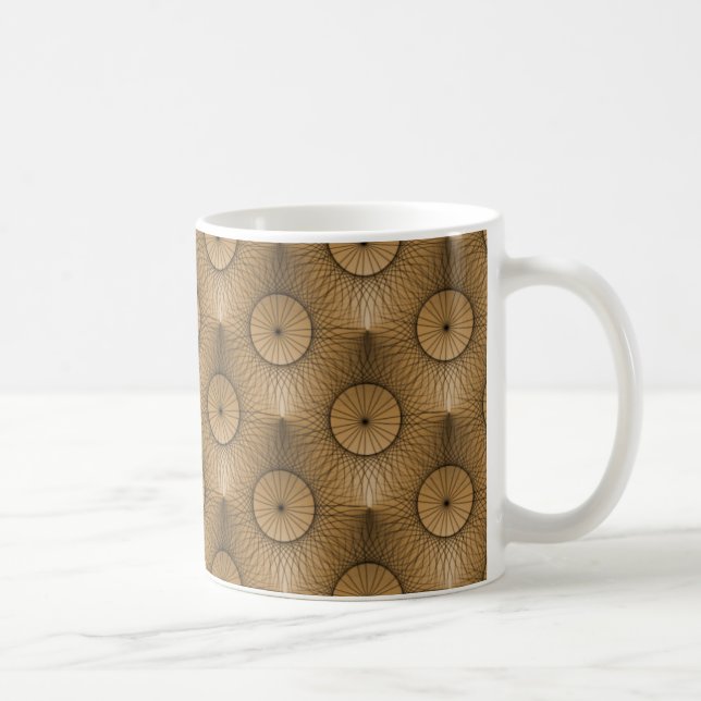 Ultramodern Chic Mugg, Golden Beige Kaffemugg (Höger)