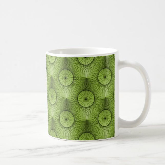 Ultramodern Chic Mugg, Oliv grönt Kaffemugg (Höger)